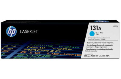 HP 131A Cyan Original LaserJet Toner Cartridge (CF211A) HP 131A Cyan Original LaserJet Toner Cartridge (CF211A)
